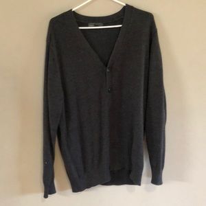 Dark grey Cardigan.
